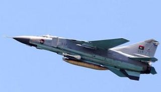 طائرة تابعة لسلاح الجو الليبي-أرشيفية