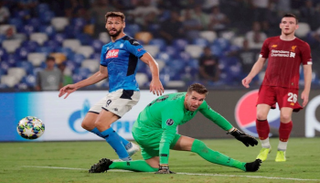 من مباراة ليفربول ونابولي