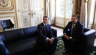 ماكرون والحريري في الإليزيه