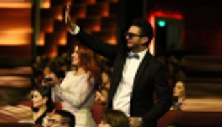 بكاء أحمد الفيشاوي وتامر حبيب ويسرا في "الجونة السينمائي"