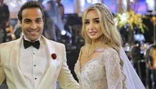 لقطة من زفاف هنا الزاهد وأحمد فهمي