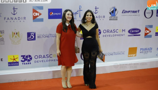 منى زكي وكندة علوش في مهرجان الجونة السينمائي 