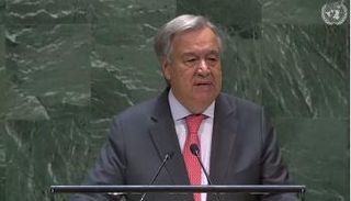 الأمين العام للأمم المتحدةأنطونيو جوتيريس