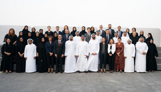 الشيخ محمد بن زايد آل نهيان يستقبل وفد متحف اللوفر أبوظبي