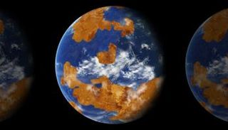 تصور لشكل الزهرة عندما كان على سطحه مياه سائلة