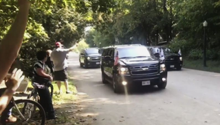 موكب بنس انتهك خصوصية الجزيرة