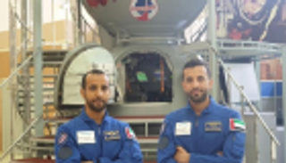 لاعبو الأبيض يوجهون رسالة إلى رائدي الفضاء الإماراتيين