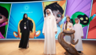 بحضور محمد بن راشد.. إزاحة الستار عن شخصيات "إكسبو 2020"