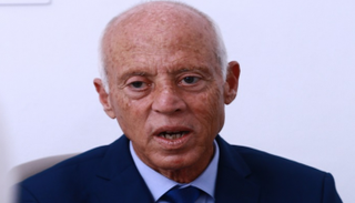  المرشح الرئاسي التونسي قيس سعيد - أ.ف.ب