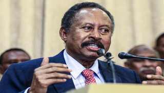 رئيس الوزراء السوداني عبدالله حمدوك