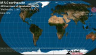 زلزال بقوة 5.6 درجة قبالة ساحل جزيرة روسية