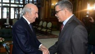 الرئيس الجزائري ورئيس وزرائه الجديد عبدالعزيز جراد