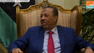عبدالله الثني رئيس الحكومة الليبية المؤقتة