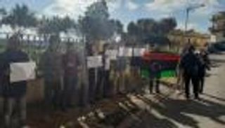 مظاهرة للجالية الليبية في مالطا تندد بالتدخل التركي