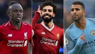 محرز وصلاح وماني