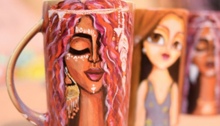 جانب من أعمال المصرية إيمان قطب