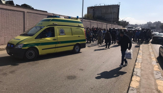 حادث مروري قرب جامعة القاهرة