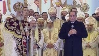 السيسي يحضر قداس عيدالميلاد المجيد في مصر