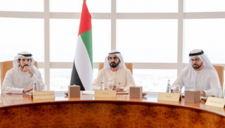 الشيخ محمد بن راشد آل مكتوم، يرأس الاجتماع الأول لمجلس دبي