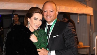 نانسي عجرم وزوجها فادي الهاشم 