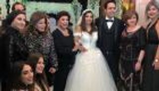 زفاف غادة رجب من شاعر كرمه الرئيس المصري