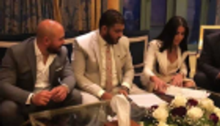 المطرب المصري محمود العسيلي يعقد قرانه 