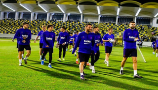 لاعبو برشلونة