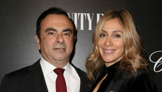 كارلوس غصن وزوجته كارول