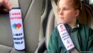 غطاء حزام أمان سيارة لحماية ذوي الهمم