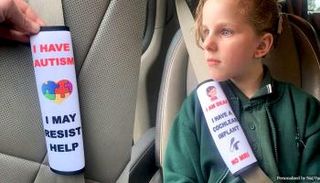 أغطية أحزمة أمان السيارات للأطفال ذوي الهمم