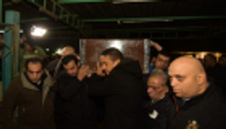 نجوم الفن والرياضة في جنازة والد إيهاب توفيق