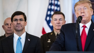 ترامب أثناء خطابه أمس الأربعاء