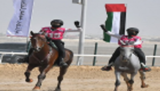 "إسطبلات الوثبة" تفوز بسباق السيدات لمهرجان محمد بن زايد للقدرة