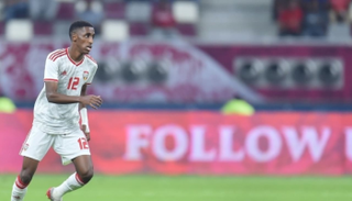 خليفة الحمادي لاعب المنتخب الأولمبي الإماراتي