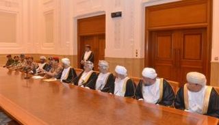 جانب من اجتماع مجلس الدفاع الأعلى في عمان