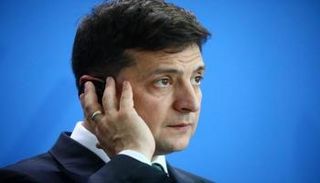  الرئيس الأوكراني فولوديمير زيلينسكي