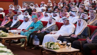 جانب من فعاليات المهرجان بحضور الشيخ الدكتور سلطان بن محمد القاسمي