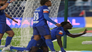 من مباراة الهلال والوحدة