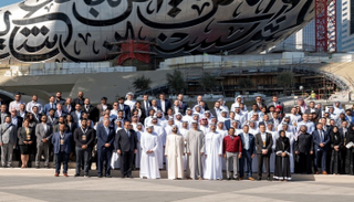 الشيخ محمد بن راشد آل مكتوم أثناء حضوره 