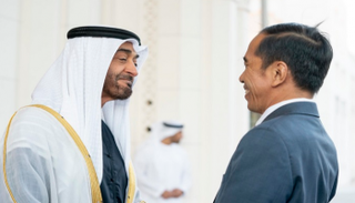 الشيخ محمد بن زايد آل نهيان ورئيس إندونيسيا 
