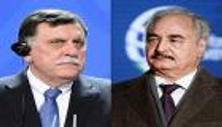 حفتر والسراج في موسكو الإثنين لتوقيع وقف إطلاق النار