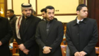 حسين الجسمي أول الحاضرين.. نجوم العرب في عزاء والد إيهاب توفيق