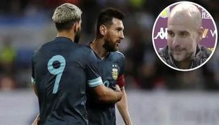 سيرخيو أجويرو وليونيل ميسي