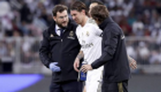 إصابة راموس تفسد احتفال ريال مدريد بالسوبر الإسباني