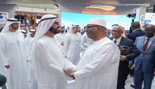 الشيخ محمد بن راشد آل مكتوم ورئيس جمهورية مالي