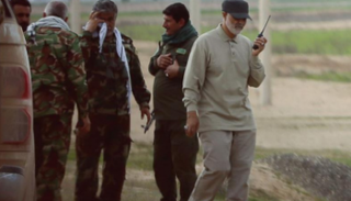 قاسم سليماني وسط مجموعة من مساعديه - أرشيفية