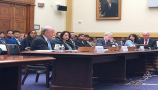 جانب من  جلسة الاستماع بالكونجرس الأمريكي