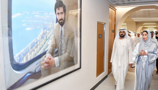 الشيخ محمد بن راشد آل مكتوم ومنى غانم المرّي