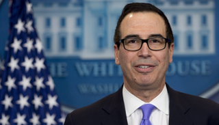 وزير الخزانة الأمريكي ستيفن منوتشين