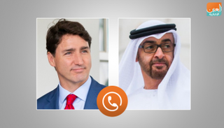 الشيخ محمد بن زايد آل نهيان وجاستن ترودو